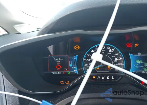 2018 Ford C-Max Hybrid Titanium из США, поврежденный, VIN 1FADP5DU5JL103511